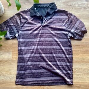 Classic Men's Striped Polo Shirt